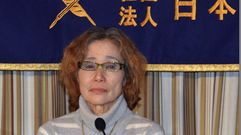 Junko Ishido, la madre de uno de los secuestrados.
