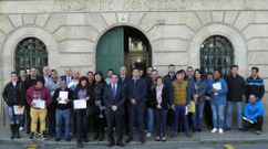 Clausura del obradoiro de O Carballi�o, Bobor�s y San Amaro.