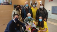 A principios de marzo de 2022, representantes municipales obsequiaron a Mar�a Pillado con un ramo de flores por su 101 cumplea�os