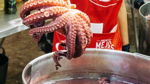 Festa do Pulpo de O Carballi�o, en la pasada edici�n.