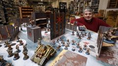 Pablo Rouco, xerente de Bandua Wargames, é un dos organizadores de La Voz Open, xunto a Alexandre Ramos, do Podcast La Voz de Horus