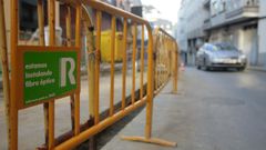Obras de instalaci�n de fibra �ptica a cargo de la compa��a R
