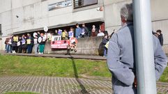 Movilizaci�n celebrada en febrero en demanda del arreglo del aparcamiento del conservatorio.