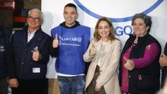 La visita de Aspas al Banco de Alimentos, en im�genes