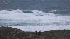 Temporal en Doni�os, en una imagen del pasado mes de enero.