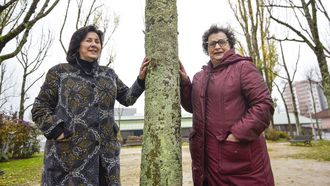 Teresa Covelo y Elisa Bouzas, presidentas de las comunidades de montes de Salcedo y Mourente, respectivamente, en el municipio de Pontevedra