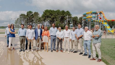 Aspecto del aquapark de Monterrei tras su ampliaci�n.