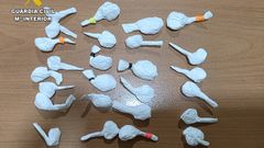Droga incautada por la Guardia Civil.