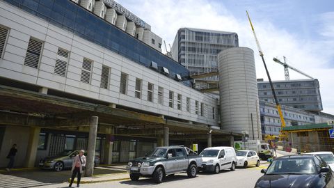 El Hospital Montecelo, en Pontevedra, este martes