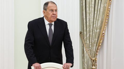 Sergui Lavrov, a principios de octubre en el Kremlin.