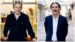 scar Nez-Torrn (izquierda) y Xos Manuel Fernndez, candidatos a decano del Colegio de Abogados de Lugo