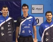 Mendes, Carvalho y Taboada integran el equipo del Arteal. 