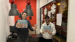 Daniel y Diego nos muestran la portada de su nuevo trabajo, titulado �A M�sica das buguinas�