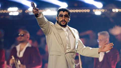 Bad Bunny durante un concierto en Per� el pasado 16 de enero. 