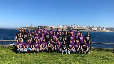El equipo de Corunet est formado por ms de medio centenar de profesionales