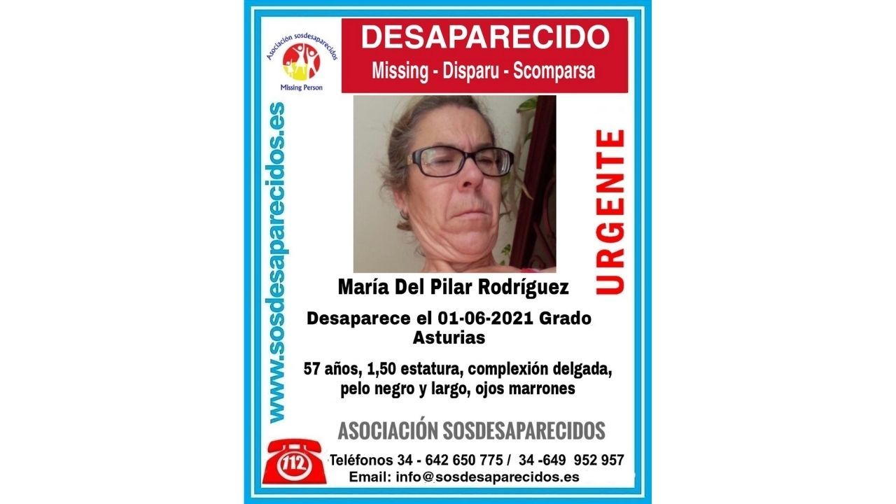 Buscan a una mujer de 57 años que desapareció en Grado