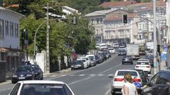 Avenida do Areal en Cabanas, donde se registraron robos