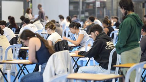 Imagen de la selectividad en Pontevedra