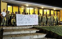 El verano pasado los brigadistas ya protagonizaron protestas. 