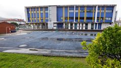 Foto de archivo del patio escolar de A Lomba