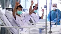 Los ni�os rescatados de una cueva en Tailandia est�n en buen estado de salud
