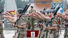 Toma de posesi�n del general Luis Cebri�n