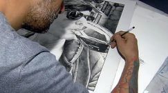 El artista vigu�s que triunfa con sus dibujos hechos con boli bic