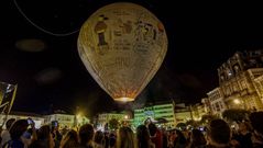El globo de Betanzos cumpli� con la tradici�n