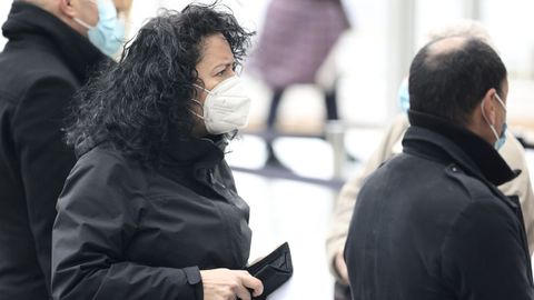 La exescolta de Irene Montero, Elena Gonz�lez, acude a testificar por el caso Ni�era, en los juzgados de la Plaza de Castilla, en Madrid 