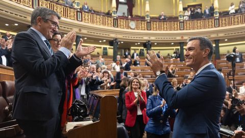 S�nchez ya es presidente con el apoyo de 179 diputados