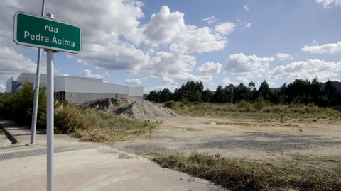 Parcela del polígono de Morás en la que se levantará el Cetim.