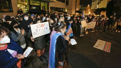 Manifestaci�n contra el suceso acontecido en la Muralla