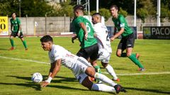 Imagen del partido de la primera vuelta, disputado en el Julio Mato Matito.