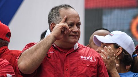 El vicepresidente venezolano, Diosdado Cabello, en una imagen de archivo.