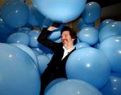 Martin Creed, en la inauguraci�n de su exposici�n.