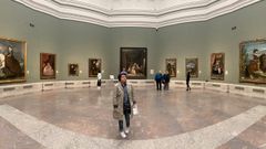 Una de las salas del museo del Prado.
