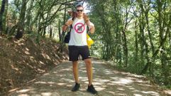 El periodista y presentador Diego Losada se sum� a la campa�a �El Camino del Reciclaje� junto a su perra Rita para concienciar a los peregrinos sobre la necesidad de respetar el medio ambiente y no dejar desperdicios a su paso. Desde Ecoembes aplaudieron su colaboraci�n en un a�o en el que se est�n batiendo r�cords en el Camino y es fundamental que este mensaje cale.