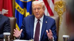El presidente de Estados Unidos, Donald Trump, en la Casa Blanca el pasado 26 de agosto.