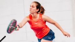 La jugadora de la Copa Padelprix La Voz de Galicia, Tania Rodr�guez J�come