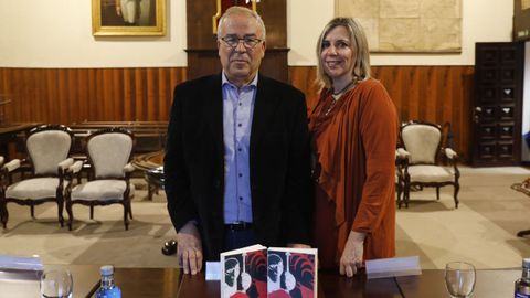 Jacinto Ruiz present ayer su nuevo libro en Santiago