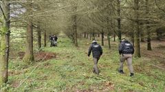 Dispositivo b�squeda en Abad�n de la Guardia Civil con georada.