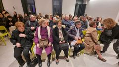 Las mujeres homenajeadas este viernes en Poio