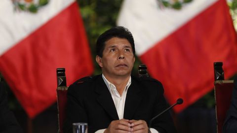 El presidente de Per�, Pedro Castillo