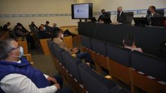 Francisco Conde mantuvo ayer una reuni�n con alcaldes de la provincial en la delegaci�n territorial de la Xunta en Pontevedra