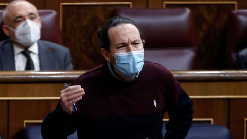 Pablo Iglesias, en su �ltima sesi�n de control en el Congreso de los Diputados