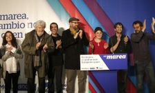 El de ayer, en el Auditorio, fue el mitin central de En Marea en la capital ourensana. 