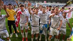 El equipo leonés celebró el ascenso a Segunda División el pasado mes de mayo.
