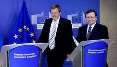 El primer ministro island�s se reuni� ayer con el presidente de la Comisi�n, Dur�o Barroso.