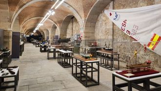 Parte de la sala dedicada a la propulsi�n en el museo ferrolano