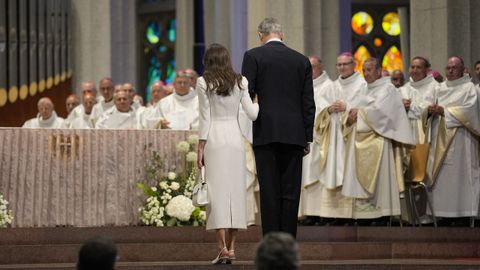 Los reyes de Espa�a, Felipe VI y Letizia.